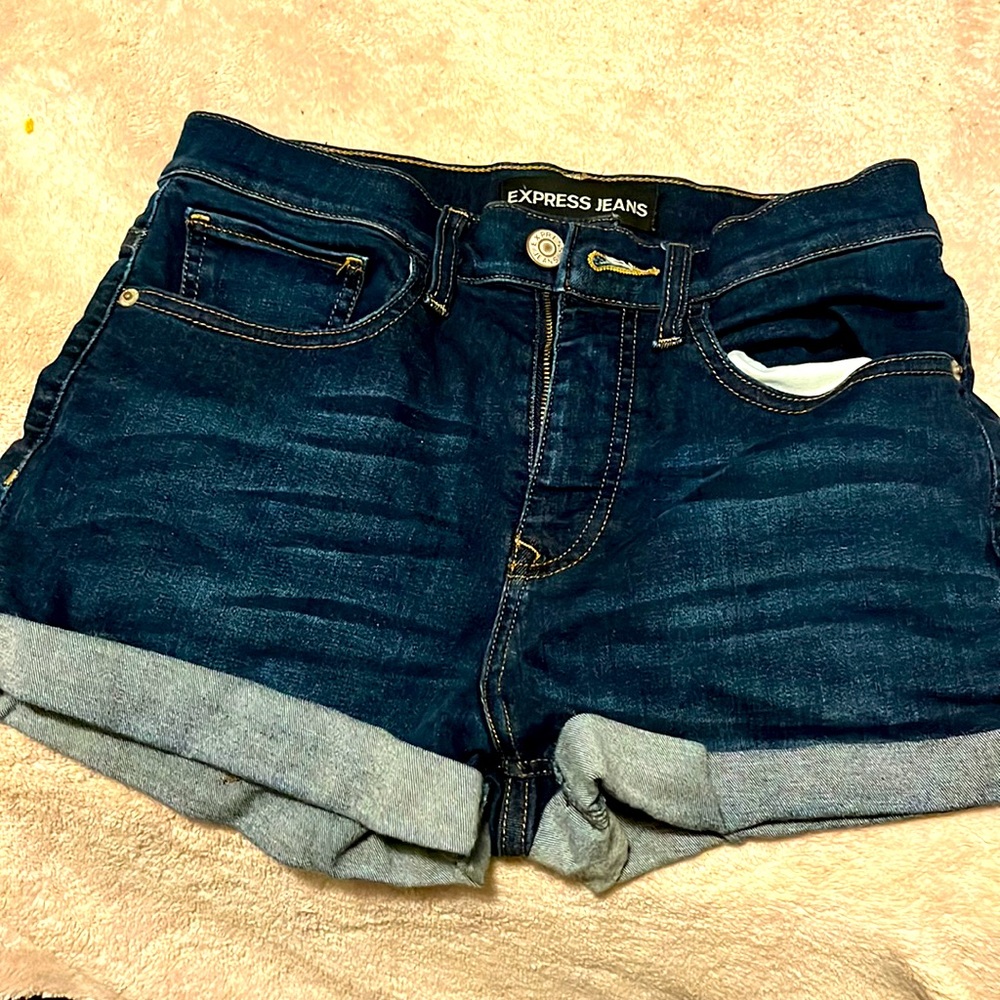 High Waisted Jean Shorts